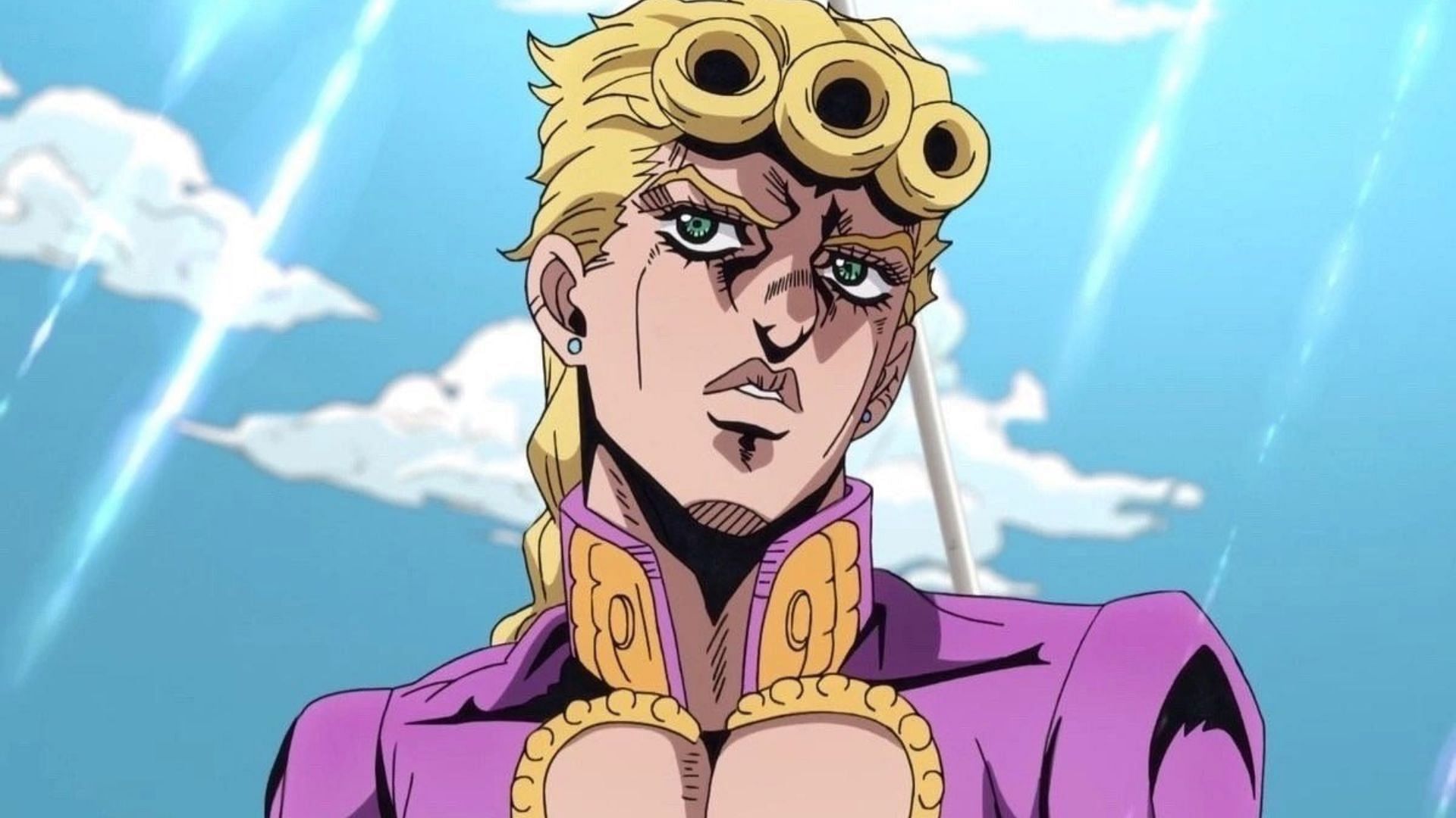 Giorno Giovanna as seen in the anime (Image via David Production)